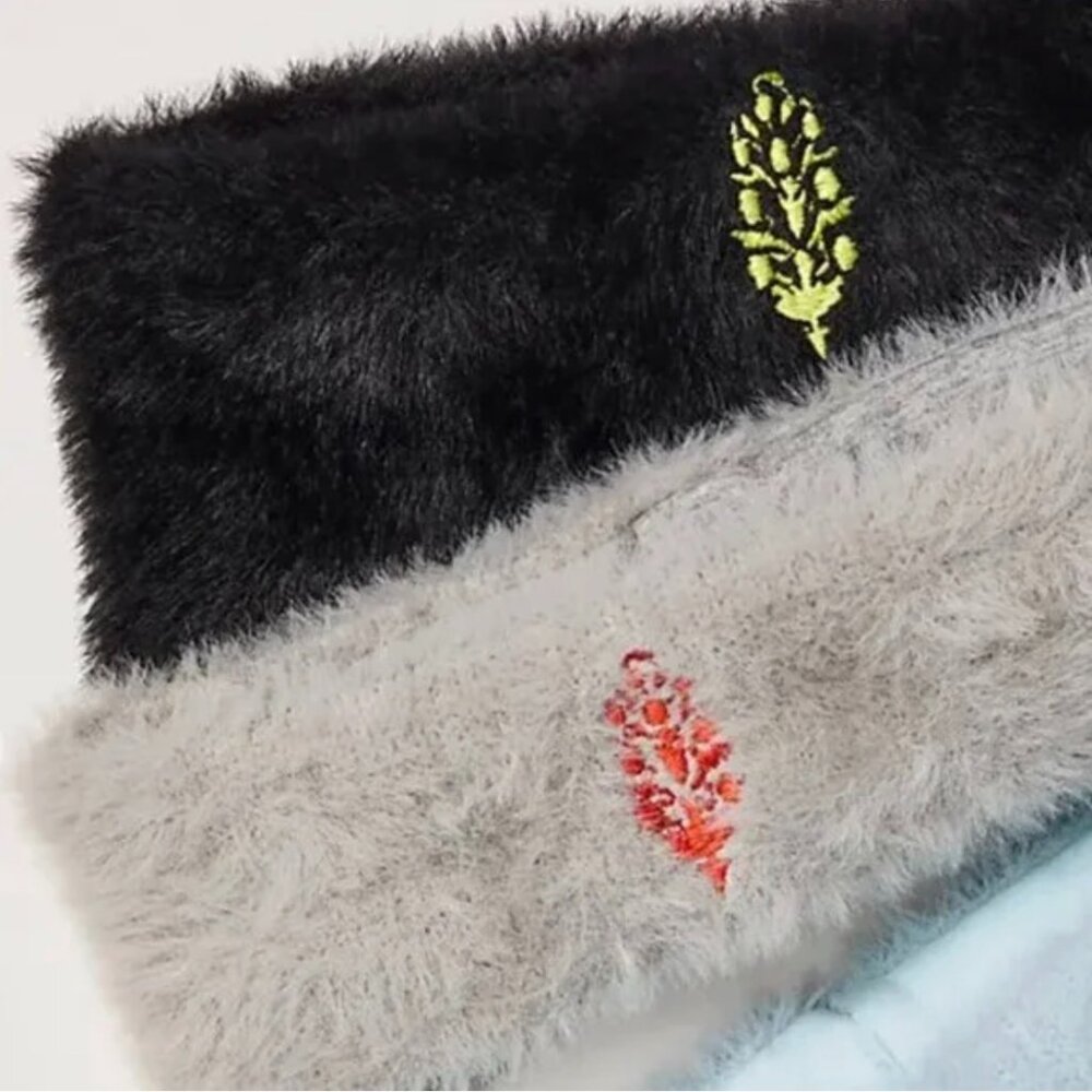 NWT Free People FP Movement Slopeside Sherpa Earwarmer BLACK Current $28